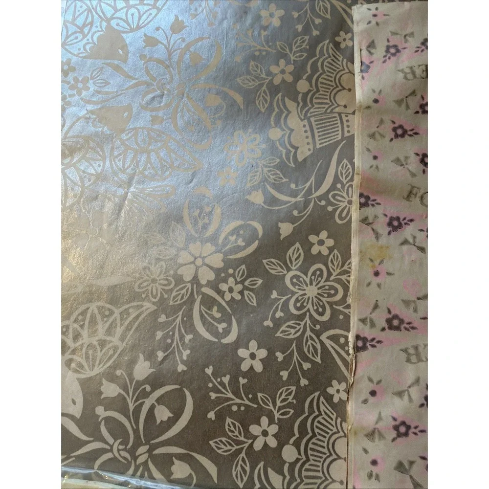 Vtg Bridal & Baby Flat Wrap Sheets, Some New In Package 13 Designs, Amounts Vary